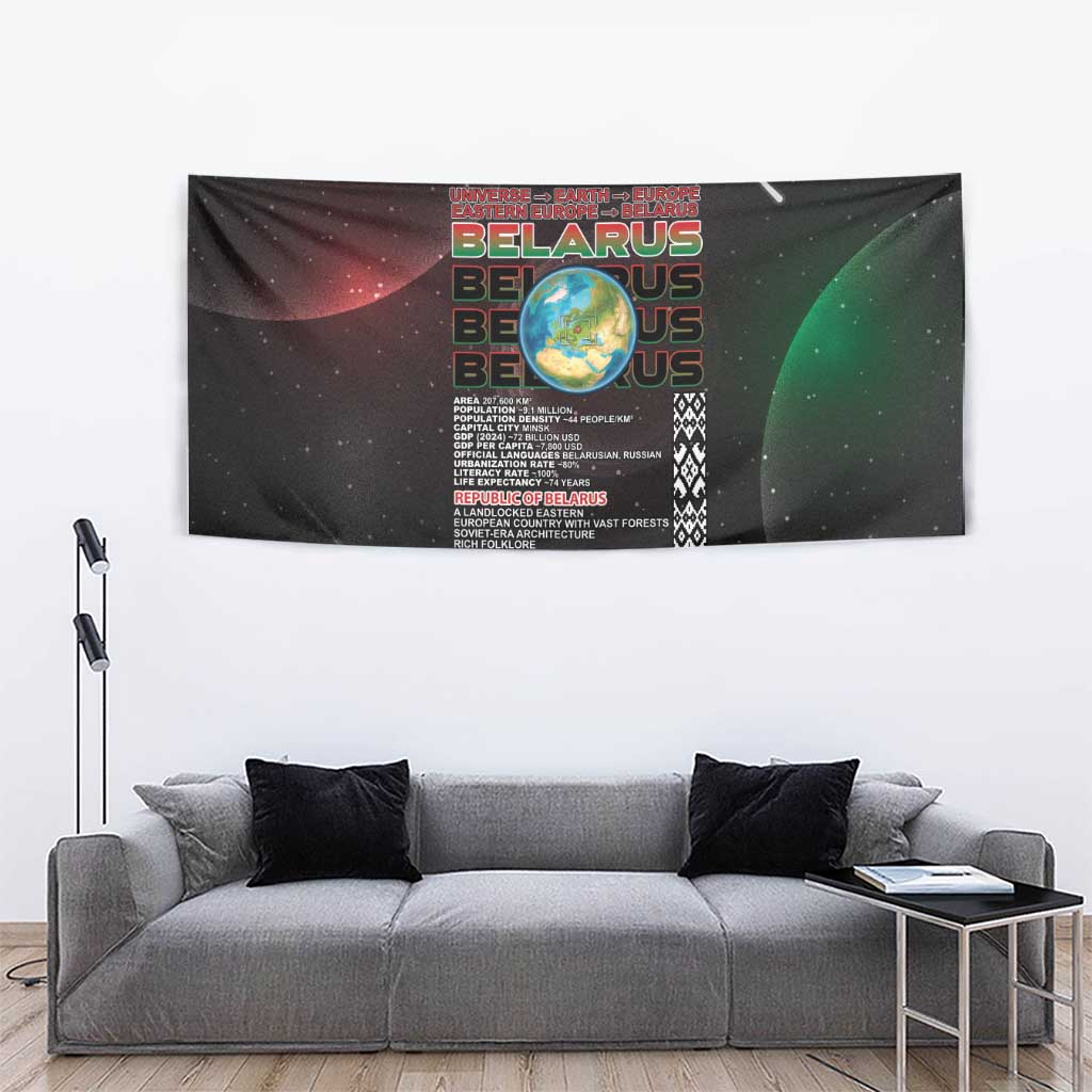 Belarus Tapestry Information From The Universe - Wonder Print Shop