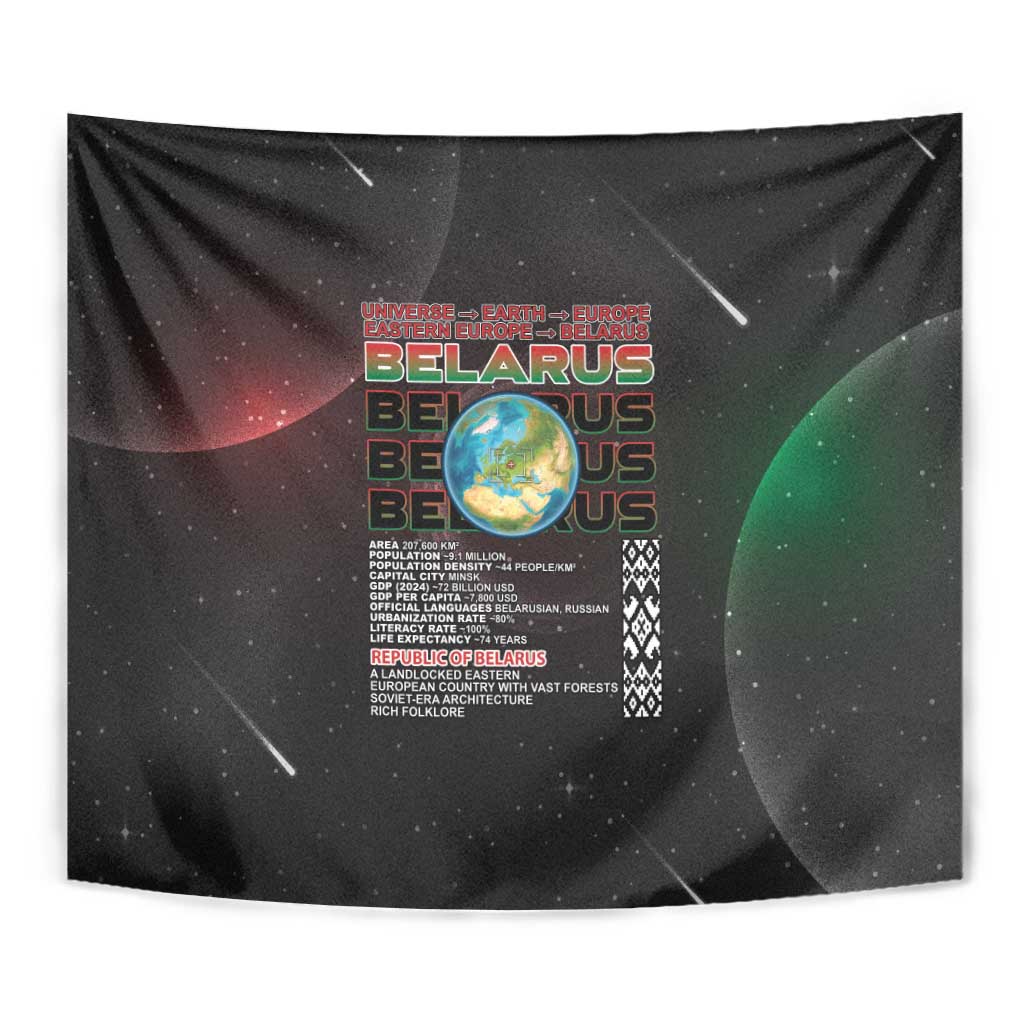 Belarus Tapestry Information From The Universe - Wonder Print Shop