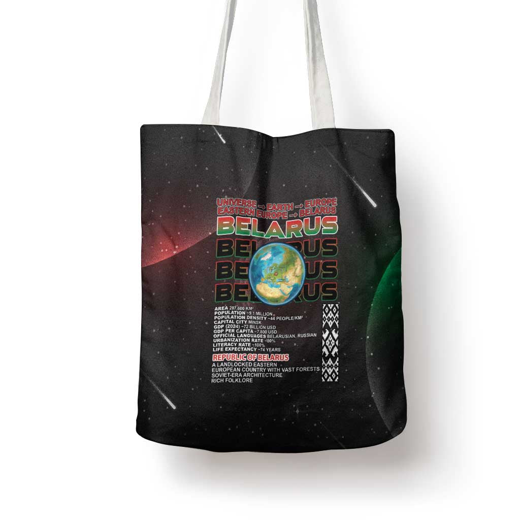 Belarus Tote Bag Information From The Universe - Wonder Print Shop