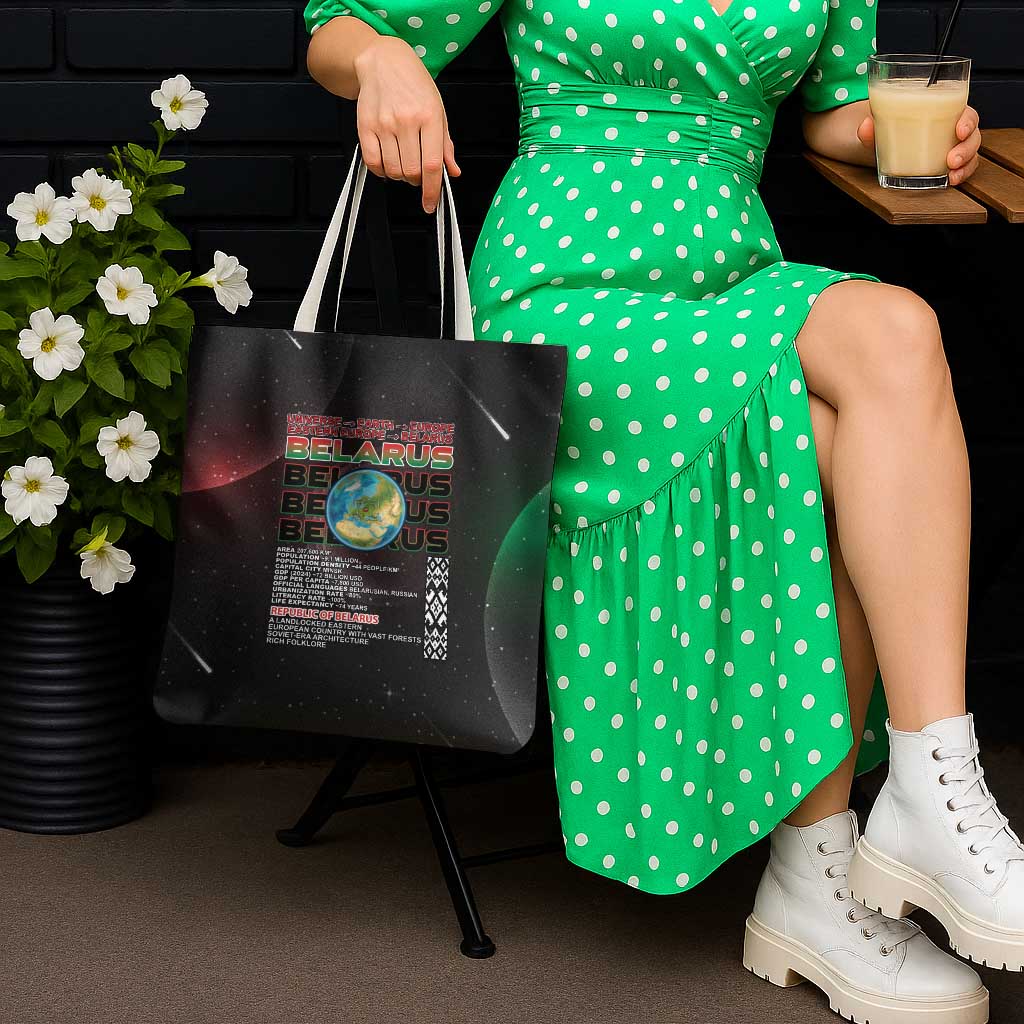 Belarus Tote Bag Information From The Universe - Wonder Print Shop