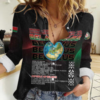 Belarus Women Casual Shirt Information From The Universe - Wonder Print Shop