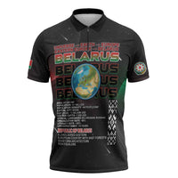 Belarus Zipper Polo Shirt Information From The Universe - Wonder Print Shop