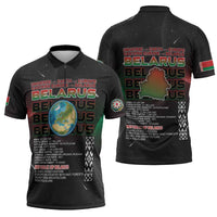 Belarus Zipper Polo Shirt Information From The Universe - Wonder Print Shop