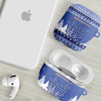 Hanukkah Christmas AirPods Case Love And Lights - Wonder Print Shop