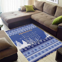 Hanukkah Christmas Area Rug Love And Lights - Wonder Print Shop
