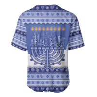Hanukkah Christmas Baseball Jersey Love And Lights - Wonder Print Shop
