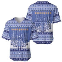 Hanukkah Christmas Baseball Jersey Love And Lights - Wonder Print Shop