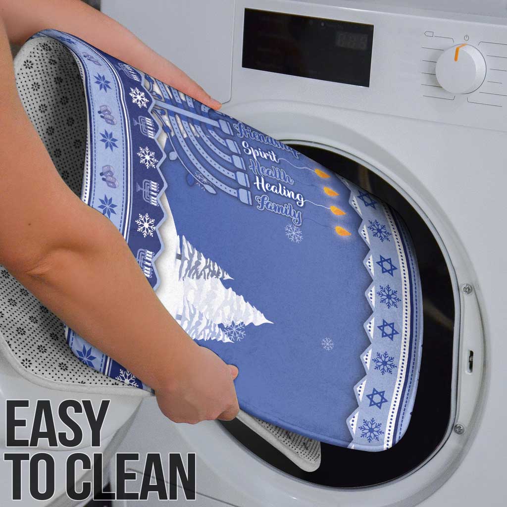 Hanukkah Christmas Bathroom Set Love And Lights - Wonder Print Shop