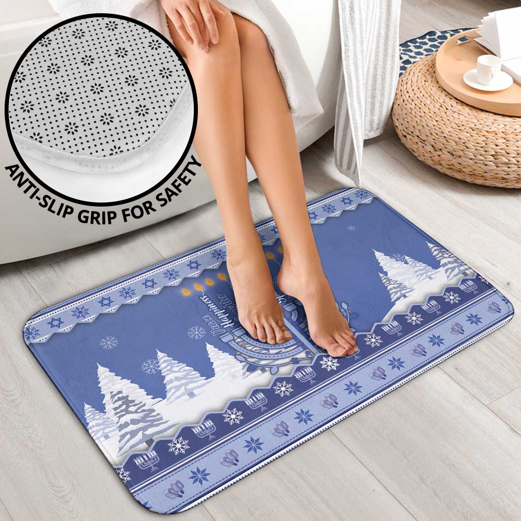 Hanukkah Christmas Bathroom Set Love And Lights - Wonder Print Shop