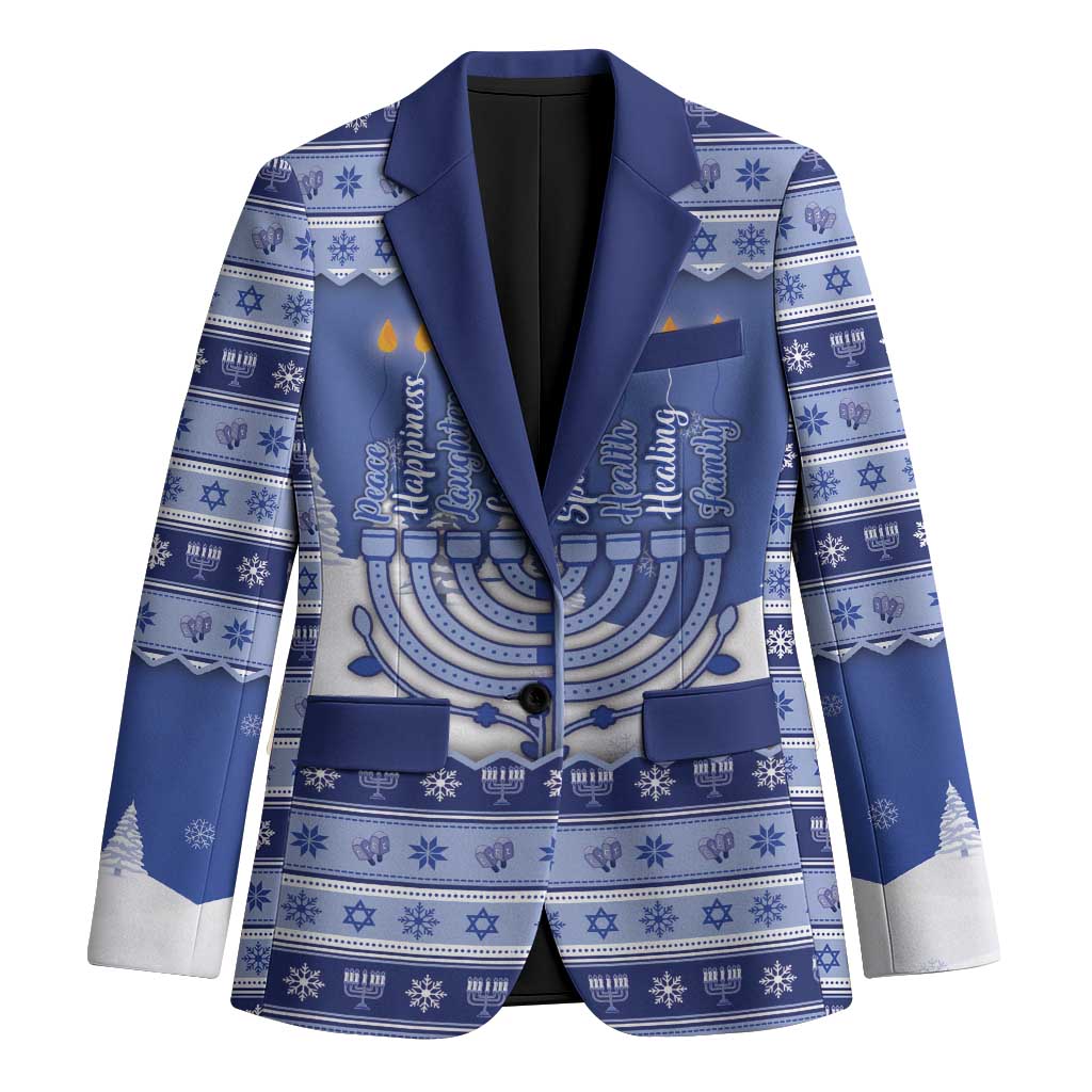 Hanukkah Christmas Blazer Love And Lights - Wonder Print Shop