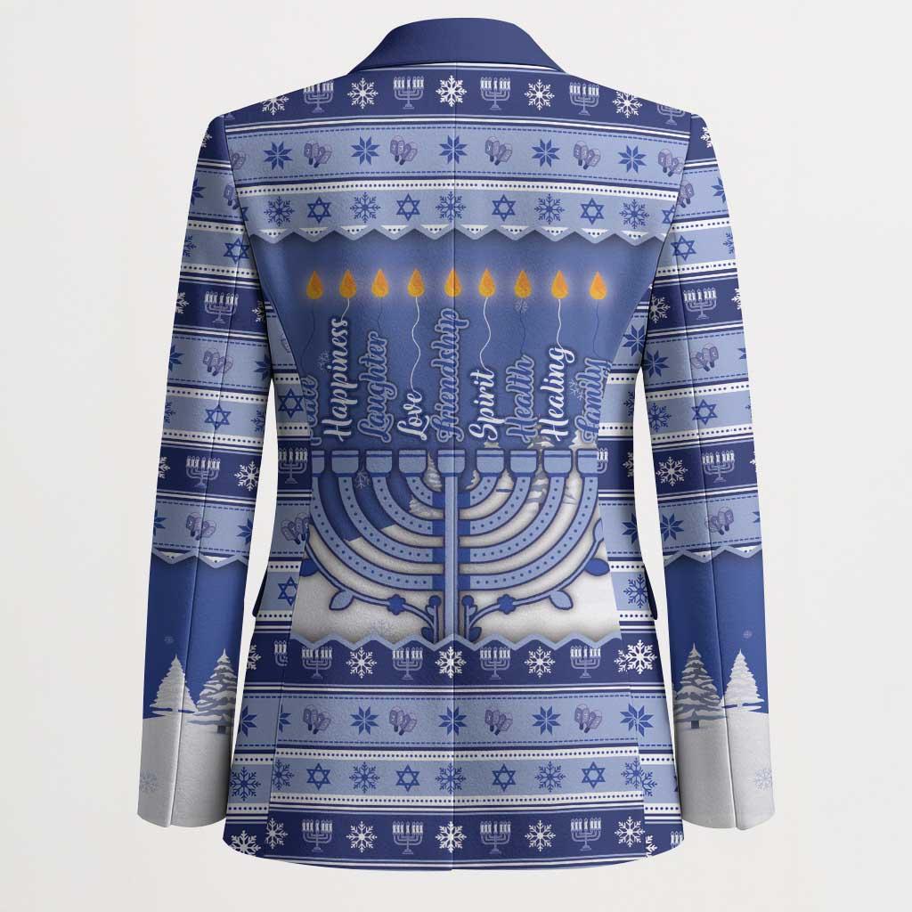 Hanukkah Christmas Blazer Love And Lights - Wonder Print Shop