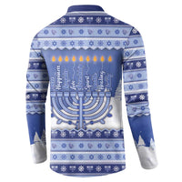 Hanukkah Christmas Button Sweatshirt Love And Lights - Wonder Print Shop