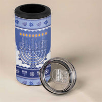 Hanukkah Christmas 4 in 1 Can Cooler Tumbler Love And Lights - Wonder Print Shop