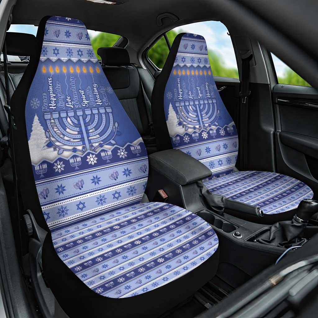 Hanukkah Christmas Car Seat Cover Love And Lights - Wonder Print Shop