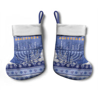 Hanukkah Christmas Stocking Love And Lights - Wonder Print Shop