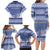 Hanukkah Christmas Family Matching Long Sleeve Bodycon Dress and Hawaiian Shirt Love And Lights - Wonder Print Shop