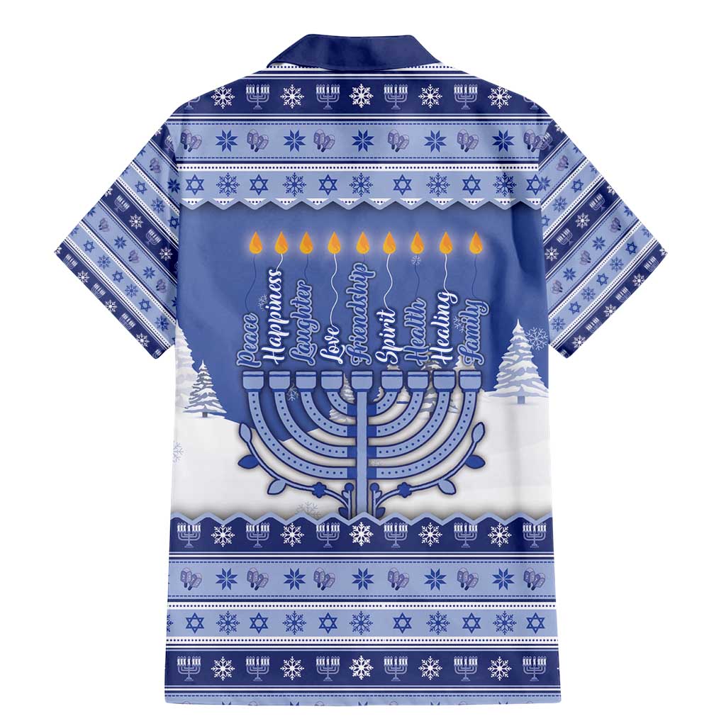 Hanukkah Christmas Family Matching Mermaid Dress and Hawaiian Shirt Love And Lights - Wonder Print Shop
