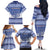 Hanukkah Christmas Family Matching Off The Shoulder Long Sleeve Dress and Hawaiian Shirt Love And Lights - Wonder Print Shop