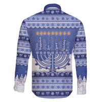 Hanukkah Christmas Family Matching Off The Shoulder Long Sleeve Dress and Hawaiian Shirt Love And Lights - Wonder Print Shop