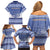 Hanukkah Christmas Family Matching Off Shoulder Short Dress and Hawaiian Shirt Love And Lights - Wonder Print Shop