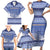 Hanukkah Christmas Family Matching Short Sleeve Bodycon Dress and Hawaiian Shirt Love And Lights - Wonder Print Shop