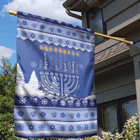 Hanukkah Christmas Garden Flag Love And Lights - Wonder Print Shop