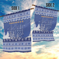 Hanukkah Christmas Garden Flag Love And Lights - Wonder Print Shop