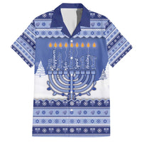 Hanukkah Christmas Hawaiian Shirt Love And Lights - Wonder Print Shop