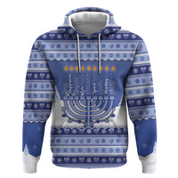 Hanukkah Christmas Hoodie Love And Lights - Wonder Print Shop