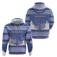 Hanukkah Christmas Hoodie Love And Lights - Wonder Print Shop