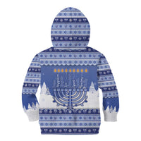 Hanukkah Christmas Kid Hoodie Love And Lights - Wonder Print Shop