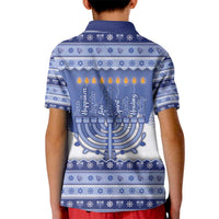 Hanukkah Christmas Kid Polo Shirt Love And Lights - Wonder Print Shop