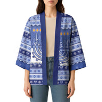 Hanukkah Christmas Kimono Love And Lights - Wonder Print Shop