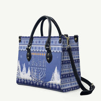 Hanukkah Christmas Leather Bag Love And Lights - Wonder Print Shop