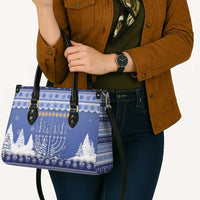 Hanukkah Christmas Leather Bag Love And Lights - Wonder Print Shop