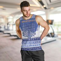 Hanukkah Christmas Men Tank Top Love And Lights - Wonder Print Shop