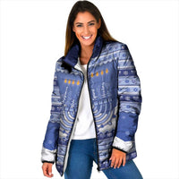 Hanukkah Christmas Padded Jacket Love And Lights - Wonder Print Shop