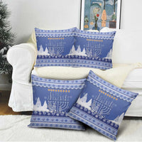 Hanukkah Christmas Pillow Cover Love And Lights - Wonder Print Shop