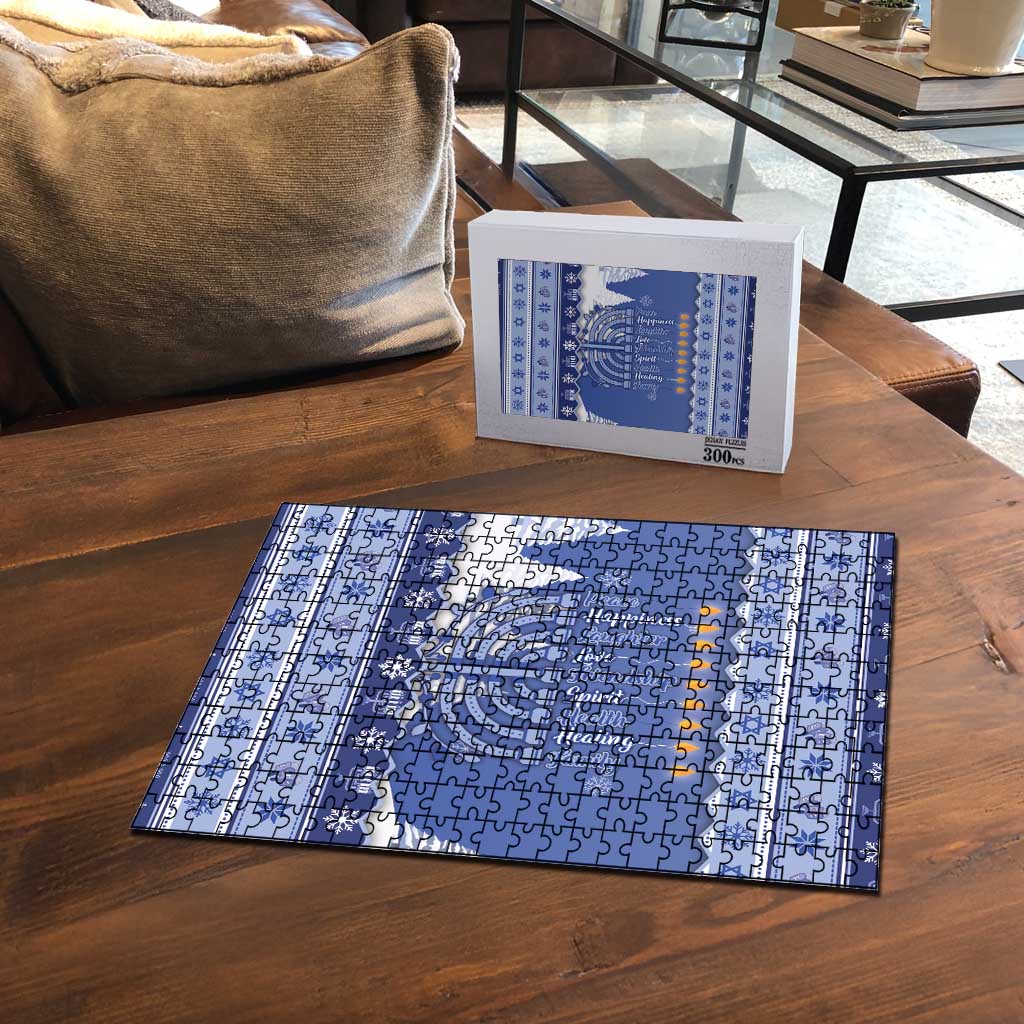 Hanukkah Christmas Puzzle Love And Lights - Wonder Print Shop