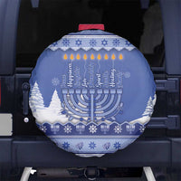 Hanukkah Christmas Spare Tire Cover Love And Lights - Wonder Print Shop
