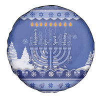 Hanukkah Christmas Spare Tire Cover Love And Lights - Wonder Print Shop