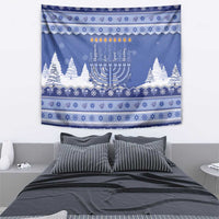 Hanukkah Christmas Tapestry Love And Lights - Wonder Print Shop