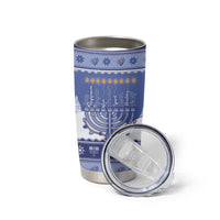 Hanukkah Christmas Tumbler Cup Love And Lights - Wonder Print Shop