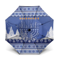 Hanukkah Christmas Umbrella Love And Lights - Wonder Print Shop