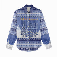 Hanukkah Christmas Women Casual Shirt Love And Lights - Wonder Print Shop