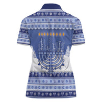 Hanukkah Christmas Women Polo Shirt Love And Lights - Wonder Print Shop