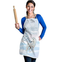 Magical Christmas Apron Unicorn With Cotton Candy Xmas Tree - Wonder Print Shop