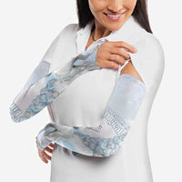 Magical Christmas Arm Sleeves Unicorn With Cotton Candy Xmas Tree - Wonder Print Shop