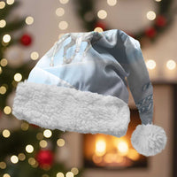 Magical Christmas Santa Hat Unicorn With Cotton Candy Xmas Tree - Wonder Print Shop