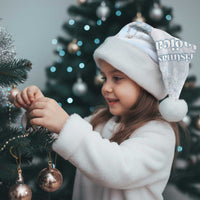 Magical Christmas Santa Hat Unicorn With Cotton Candy Xmas Tree - Wonder Print Shop